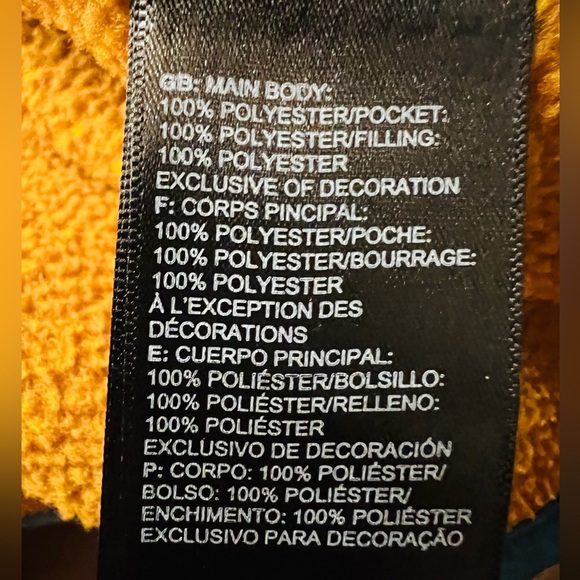 The North Face Men’s Burnt Orange and Teal Fleece Zippered Vest Size Large - Picture 7 of 9